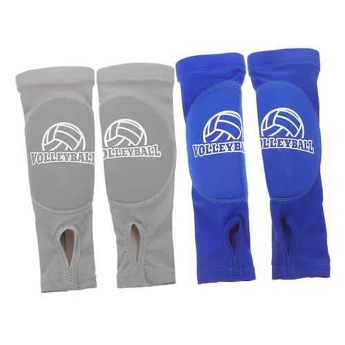 Volleyball Arm Guards 2 Pairs Elastic Arm Sleeves Padded Wrist Cover Sports Elbow Sleeve Workout Brace