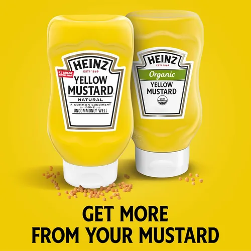 Miniatura 9 de Heinz Mostaza amarilla, 14 oz (396.89 g)