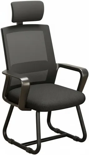Miniatura 6 de Silla de oficina ergonómica con soporte lumbar y respaldo de malla transpirable, ideal para el hogar y el trabajo