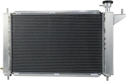 Miniatura 5 de Mustang Radiador para Ford Mustang GT SVT 3.8L V6 5.0L V8, 3 filas de aluminio CU1488 de 3 filas + cubierta / ventilador + kit de relé