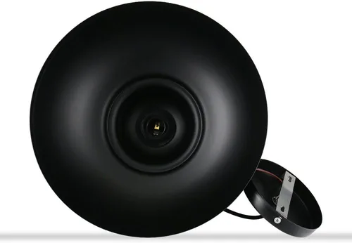 Miniatura 4 de Lightess, luz colgante industrial clásica de metal negro, iluminación colgante para montaje en techo Edison. Con cable.