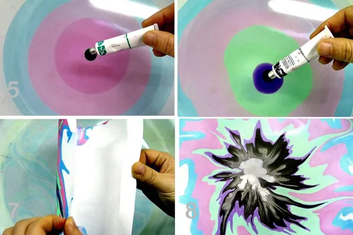 Miniatura 4 de Juego de 12 tubos de colores de 12 ml para pintura ebrú