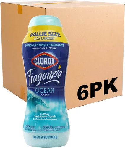 Miniatura 10 de Clorox Fraganzia Cristales Potenciadores de Aroma para Ropa con Fragancia Cielo Matutino - Perlas Aromáticas Perfumadas para el Lavado que Dejan