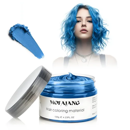 Miniatura 14 de Cera Temporal Negra para el Cabello - SOVONCARE Tinte Lavable para el Cabello para Hombres y Mujeres, Fijación Todo el Día, Arcillas Desechables