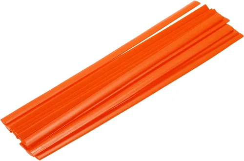 Miniatura 50 de MECCANIXITY 5 varillas de soldadura de plástico amarillo de 0.374 in x 9.843 in HDPE cinta plana de soldadura de plástico para reparar tanques