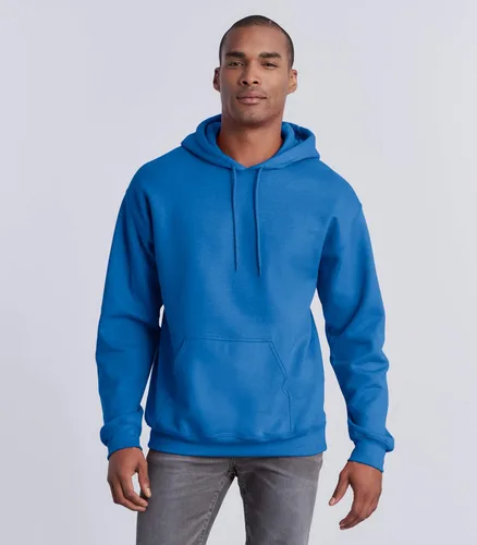 Miniatura 3 de Gildan - Sudadera con capucha para hombre, mezcla pesada, cordón de ajuste, Rosa de seguridad