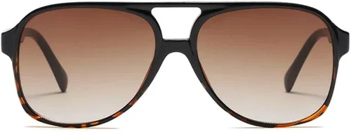 Miniatura 2 de Lentes de sol vintage retro de los años 70 para mujer y hombre montura clásica cuadrada y grande estilo aviador lentes naranjas de moda UV400