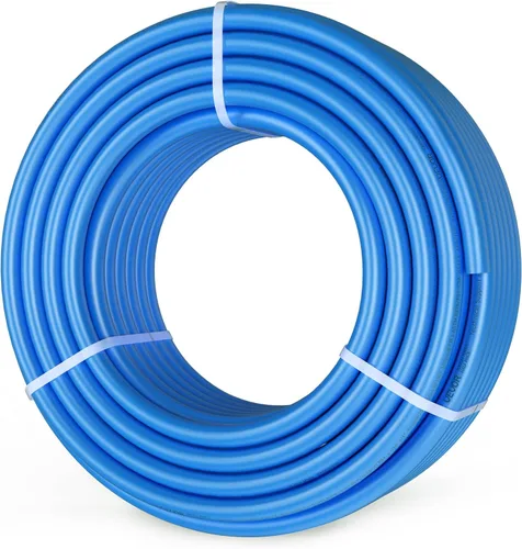 Miniatura 13 de VEVOR Tubo PEX sin barrera de oxígeno de 300 pies, tubo PEX azul de 3/4 de pulgada, tubo de calor radiante EVOH Pex-B, fontanería duradera