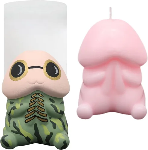Molde de vela de resina de silicona para cuerpo humano, molde de vela de cuerpo de hombre, molde de chocolate, figura 3D de forma de manualidades,