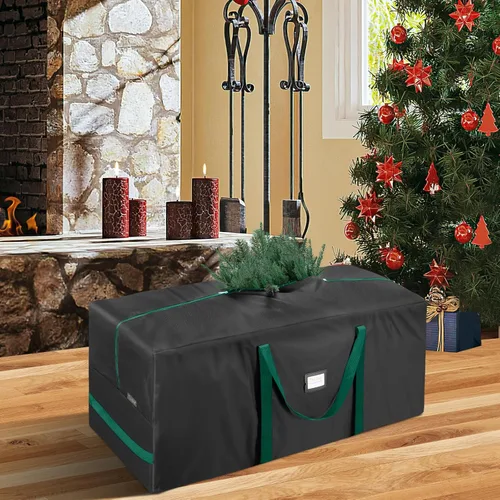 Miniatura 7 de BALEINE - Bolsa para guardar el árbol de Navidad de 7.5 pies, tela Oxford 900D de alta resistencia con asas reforzadas y cremalleras dobles de gran