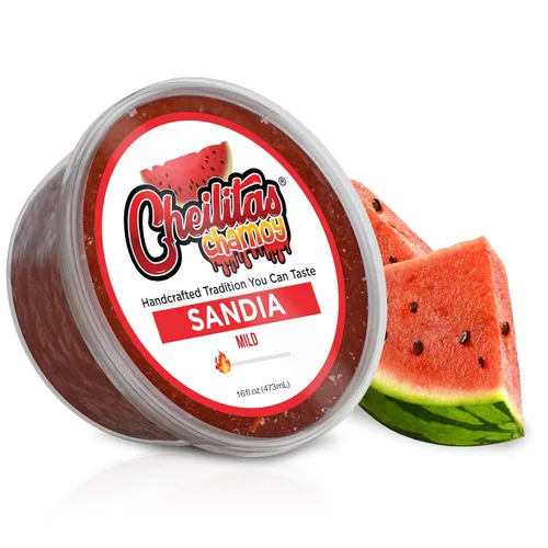 Miniatura 20 de Cheilitas Chamoy Salsa de caramelo mexicano natural para bordes Hecho a mano para bebidas, cócteles, micheladas, cerveza y más (mango)