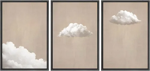 Miniatura 65 de SIGNWIN Juego de impresión enmarcada para pared, diseño de rayas verticales, fotografía abstracta, arte moderno, primer plano, relajante, tranquilo