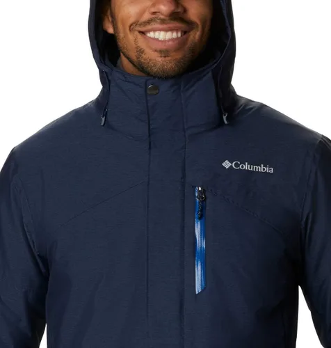 Miniatura 4 de Columbia Chaqueta Last Tracks para hombre, Collegiate Navy Melange, talla L