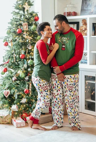 Miniatura 4 de Lazy One Pijamas de Navidad familiares a juego, pijamas de Navidad a juego para familia, adultos, adolescentes, niños y bebés