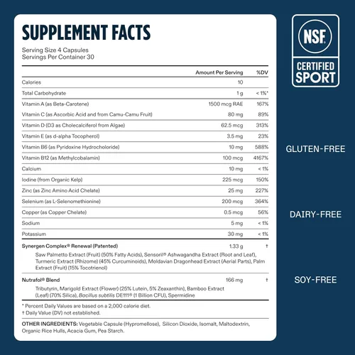 Miniatura 6 de Nutrafol Suplementos para el crecimiento del cabello para hombres de más de 50 años, clínicamente probados para una cobertura visiblemente más