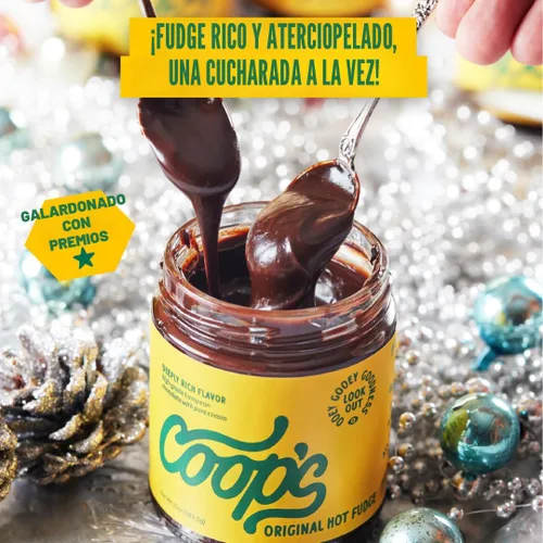 Miniatura 6 de Coop's Dulce caliente original: Gourmet, todo natural, hecho a mano, sin gluten, sin OMG, coberturas de helado de chocolate, helados, postres, 10
