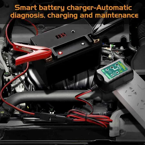 Miniatura 8 de Mantenedor de batería de 12V con carga lenta para motocicleta Harley Davidson y coche