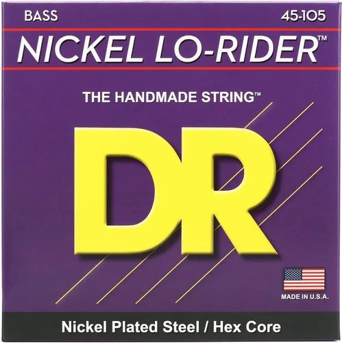 Miniatura 3 de DR Strings NMH-45 Níquel Lo-Rider Cuerdas para Bajo