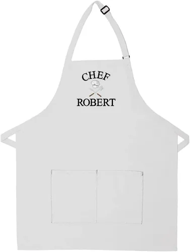 Miniatura 9 de Delantal personalizado bordado diseño de utensilios de chef