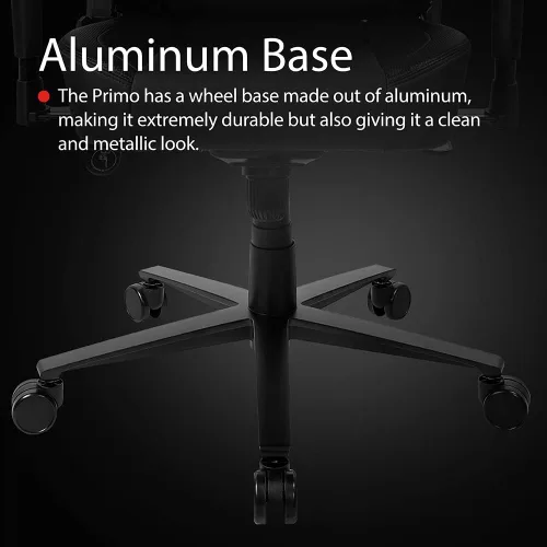 Miniatura 12 de Arozzi Primo - Silla de oficina de piel sintética de alta calidad con sillón reclinable giratorio basculante de inclinación, altura ajustable