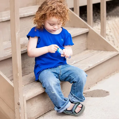 Miniatura 7 de THSOGO Sandalias deportivas para niños, sandalias de agua con soporte de arco ajustable para caminar (niños pequeños - niños grandes)