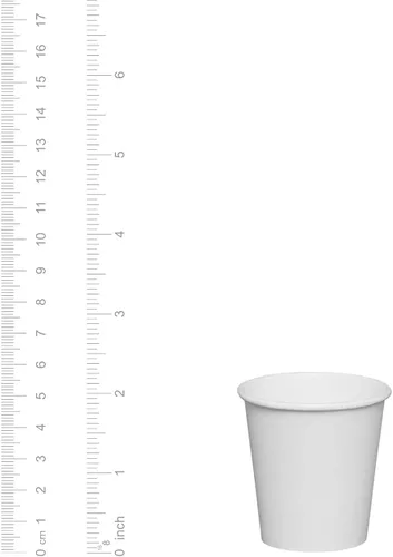 Miniatura 2 de GUSTO [3 onzas – 100 vasos de papel pequeños blancos, mini vasos desechables para enjuague bucal para baño, ecológicos y versátiles