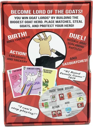Miniatura 7 de Goat Lords - Los juegos de cartas más adictivos para familias, adolescentes, niños (niños y niñas) a partir de 7 años - Juegos de mesa familiares