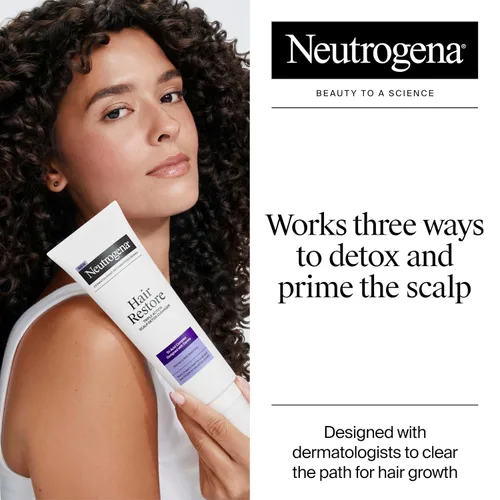 Miniatura 3 de Neutrogena Hair Restore Triple Action Scalp Detox Cleanser, 8 fl oz