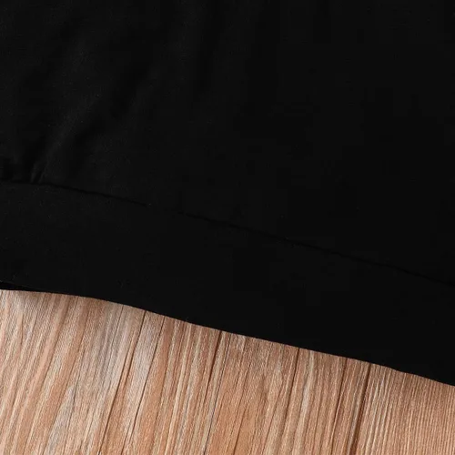 Miniatura 9 de Adokioths Conjunto de sudadera de manga larga con capucha y pantalones deportivos para otoño e invierno