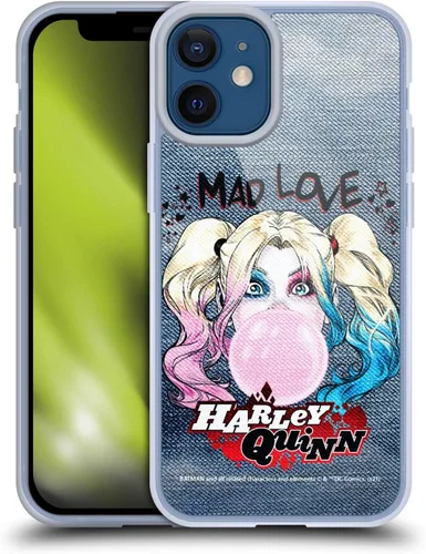 Miniatura 22 de Head Case Designs Funda de gel suave con licencia oficial de Batman DC Comics Love Hate Joker Harley Quinn Graphics [protección de grado militar]