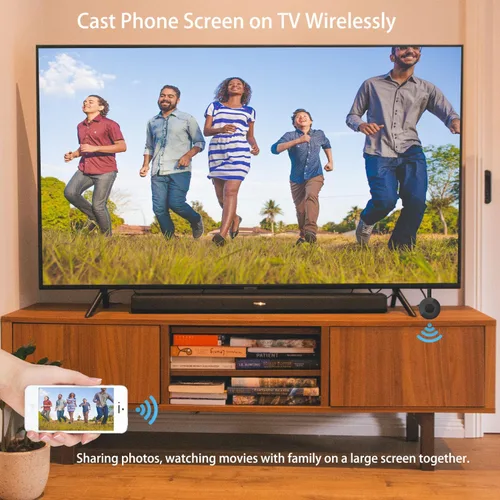 Miniatura 2 de SmartSee Adaptador de pantalla HD inalámbrico con pantalla WiFi Cast Mirroring Dongle Receptor para teléfono/PC/tableta a pantalla HD Monitor
