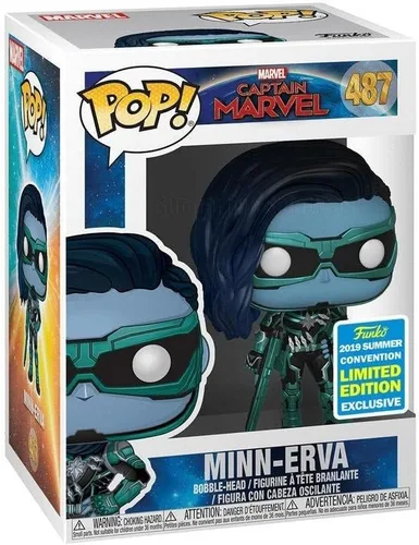Miniatura 3 de POP Funko Captain Marvel: Doctor MINN ERVA Figuras de acción y figuras, multicolor (889698411042)