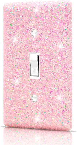 Miniatura 17 de Cubierta de placa de pared para interruptor de luz, tamaño estándar 11.43 cm x 7.01 cm, Dengduoduo Cubierta decorativa de placa de pared plateada