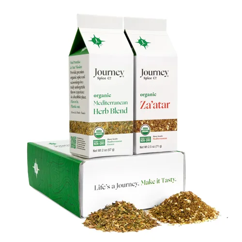 Miniatura 9 de Journey Spice Co. - Mezcla orgánica de cítricos griegos y hierbas mediterráneas Juego de condimentos griegos orgánicos gourmet de Journey Spice