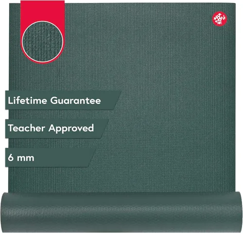 Miniatura 10 de Manduka PRO - Tapete de yoga premium de 0.236 pulgadas de grosor, respetuoso con el medio ambiente, agarre de alto rendimiento, acolchado, Negro