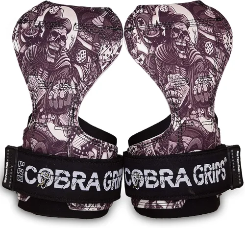 Miniatura 13 de Cobra Grips Weight Lifting Gloves with Adjustable Neoprene Padded Wrist Wraps - Heavy Duty Alternative to Power Lifting Hooks for Deadlifts