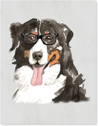 Miniatura 56 de Andaz Press Póster impreso para pared de perro, 8.5 x 11 pulgadas, Shih Tzu en lazo rosa, 1 paquete, regalo de cumpleaños de Navidad, sin marco