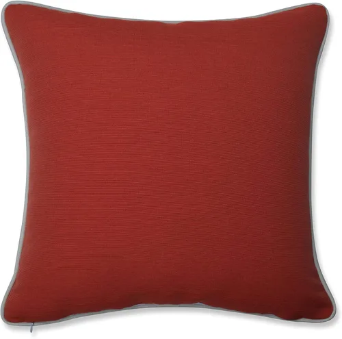 Miniatura 2 de Pillow Perfect Almohada Calvin The Crab para exteriores/interiores, 16.5 x 16.5 pulgadas, naranja