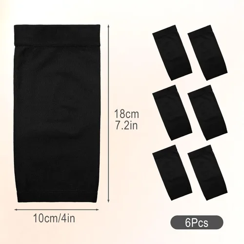 Miniatura 2 de DIVINA VITAE 3 pares de fundas para tatuaje de antebrazo, manga de compresión para el antebrazo, para hombres y mujeres (negro)