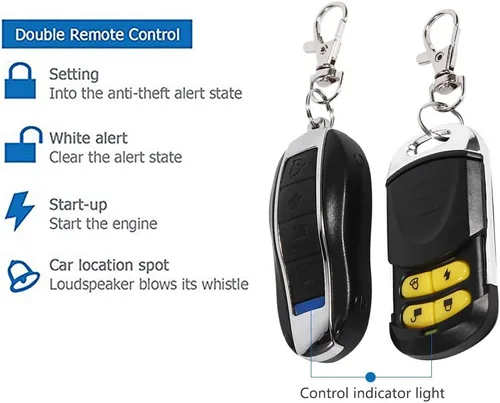 Miniatura 2 de Sistema de seguridad para motocicleta, alarma antirrobo con arranque remoto del motor, alarma de motocicleta de 12 V para ciclistas, scooters
