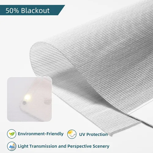 Miniatura 5 de Cortinas enrollables inteligentes de filtrado de luz motorizadas compatibles con HomeKit, persianas inteligentes para ventanas con 1% de apertura