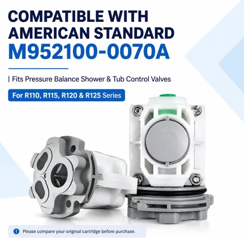 Miniatura 6 de ALITZ Cartucho de ducha de equilibrio de presión de repuesto para American Standard M952100-0070A, compatible con válvula de ducha R110 R115 R120