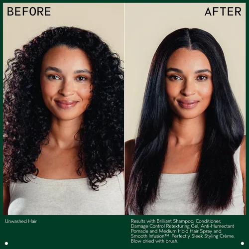 Miniatura 4 de Aveda Smooth Infusion Perfectly Sleek Heat-Activated Styling Cream Curly & Coily Hair Protects Against Frizz, Humidity & Heat Silicone Free