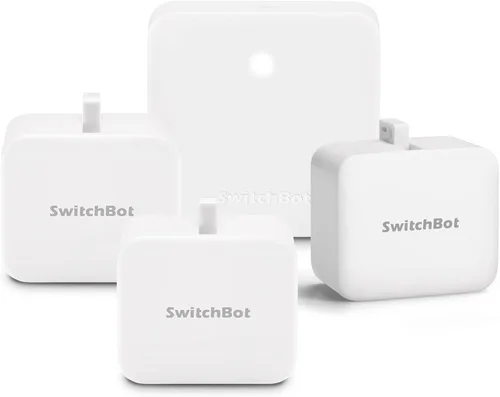 Miniatura 13 de Switchbot Empujador de botón de interruptor inteligente (Bluetooth): Fingerbot para interruptor basculante/botones unidireccionales, control