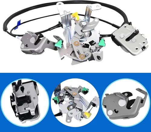Miniatura 6 de Ensamble de Cable de Pestillo de Bloqueo de Puerta Lateral Trasera del Conductor Izquierdo Compatible con F-250 F-350 F-450 F-550 Super Duty