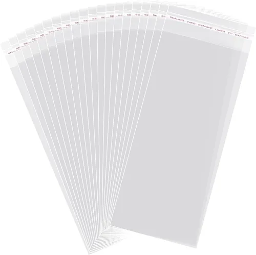 Miniatura 8 de Bolsas de celofán autosellantes, bolsa para galletas de 4 x 6 pulgadas, bolsas de celofán resellables transparentes autoadhesivas, 100