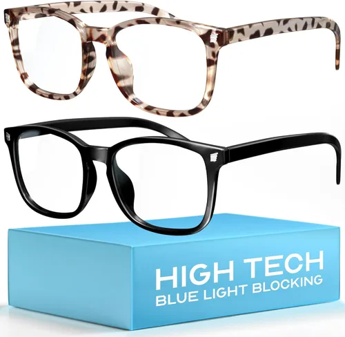 Miniatura 13 de Livho Gafas de Luz Azul de Alta Tecnología - Gafas de Computadora con Bloqueo Avanzado de Luz Azul - Fatiga por Pantalla y Protección UV