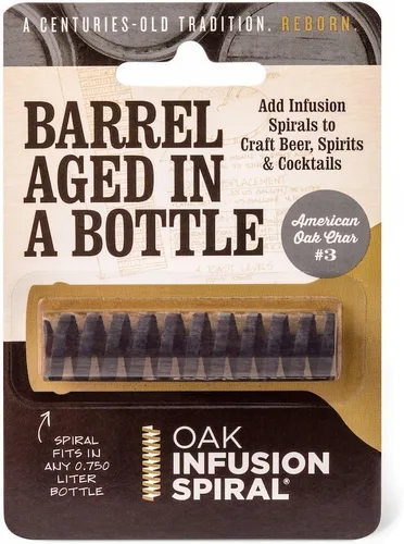 Miniatura 4 de Oak Infusion Spiral Barril Envejecido en una botella Espiral de infusión de roble, marrón