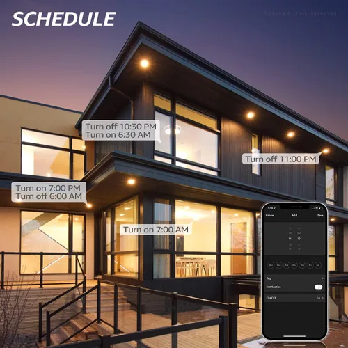 Miniatura 6 de TORCHSTAR Bombillas inteligentes A21, WiFi y Bluetooth, compatibles con Alexa, Echo y Google Home, bombilla LED inteligente RGBCW 2000K-5000K,