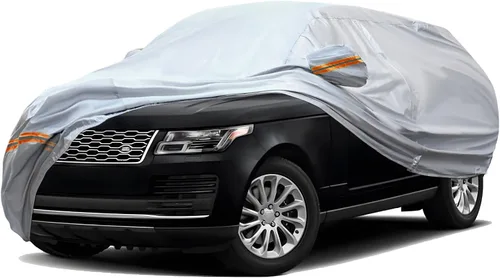 Miniatura 33 de TUCAREST - Funda de auto completa de 6 capas de alta calidad, diseño de cremallera de carcasa dura, impermeable, resistente a la intemperie
